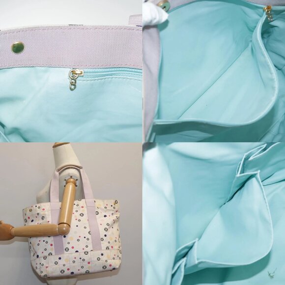 CHANEL Tote Bag Canvas Multicolor Gold CC Auth bs18833 - Picture 15 of 15